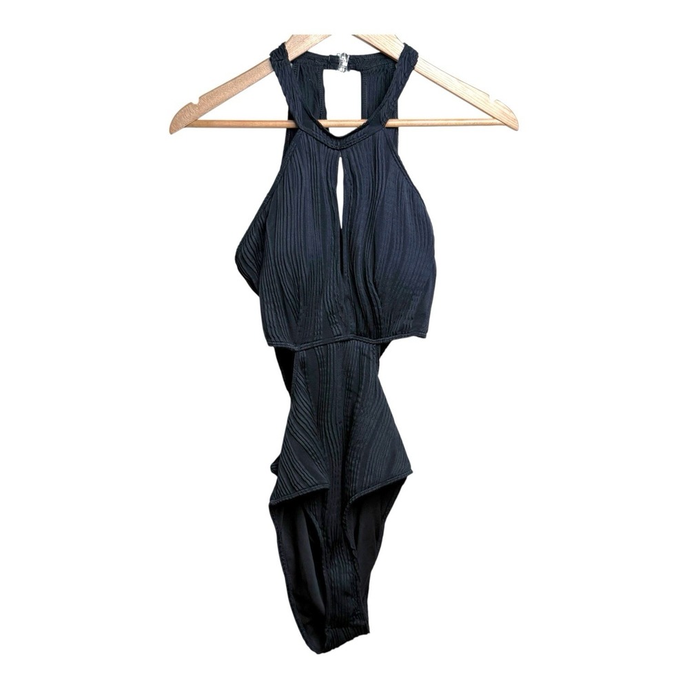 Womens Strappy  One Piece Swimsuit Size L Vacation Beachy Travel‎ Summer Pool